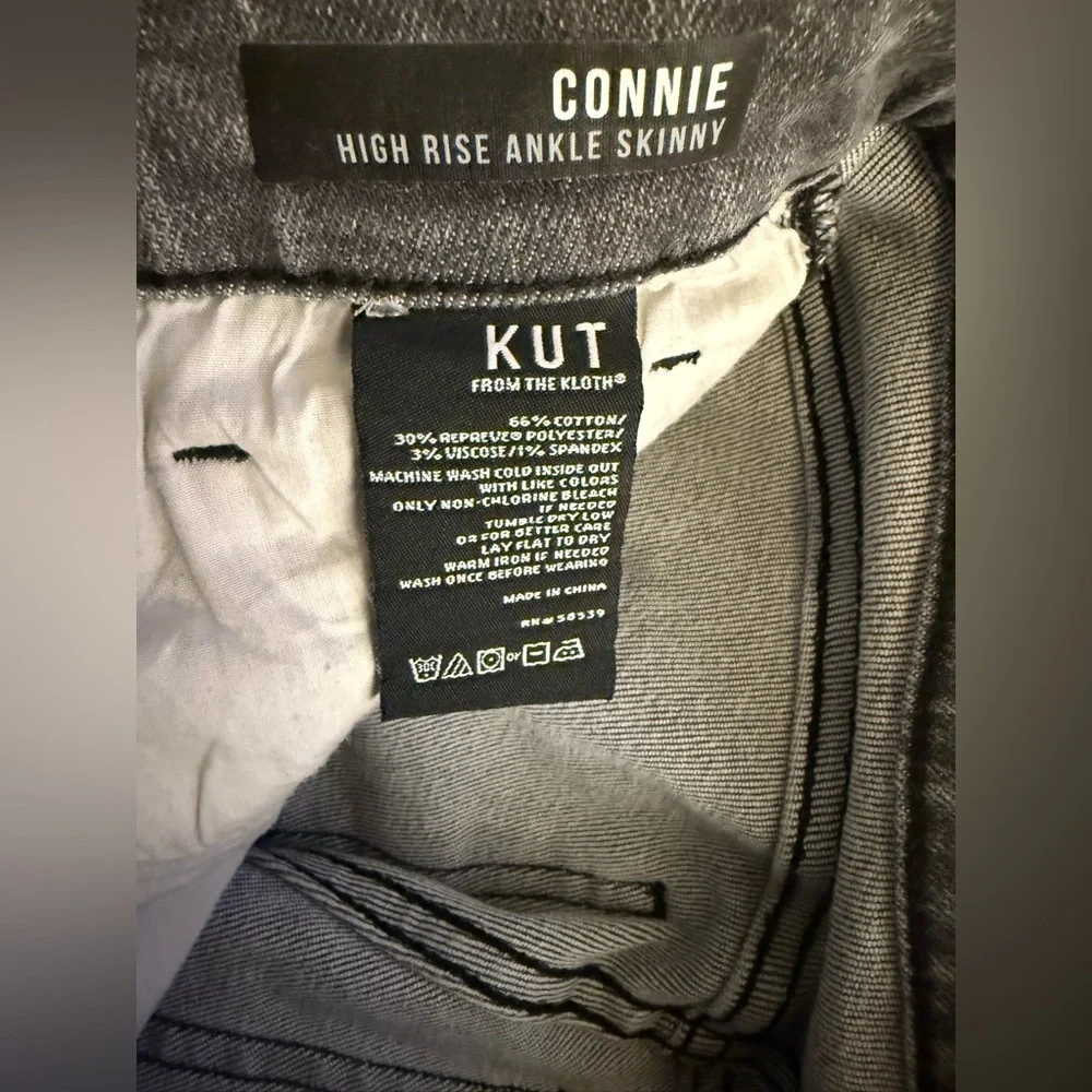 Kut From The Kloth Women’s Connie High Rise Ankle Skinny Denim Jeans‎ Size 2